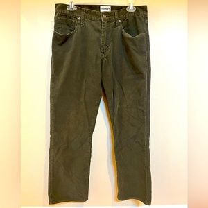 Old Navy Men’s Forest Green Corduroy Pants 32x30
